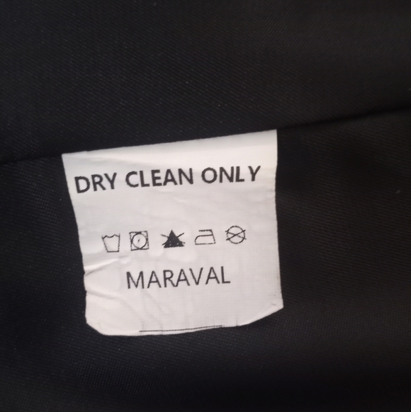 Maraval Silky Black Pink Rose Floral Bohemian Belted Classic Trench Coat Dress M - Picture 11 of 11